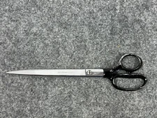 Vintage Clauss 3762 12" Scissors Straight cut 7" Made In U.S.A.