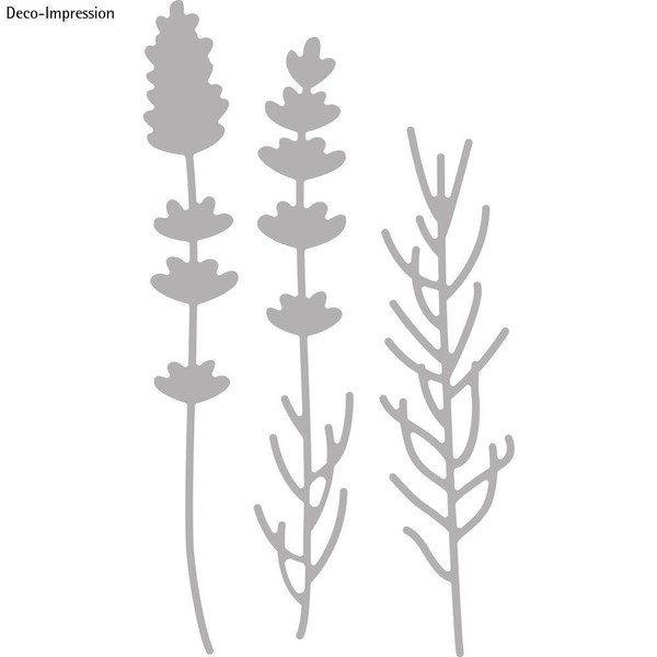 "Rayher Stanzschablone: \"Lavender \", 1,3 - 8,8Cm, 1 StüCk"-image