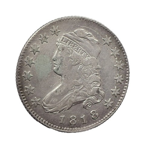 1818 Bust Quarter - Ch XF Details, Cleaned (#58644-L) | eBay
