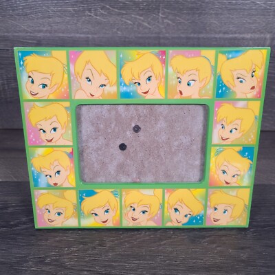 Disney Store Tinkerbell Expressions Picture Frame Holds 4x6 Photo