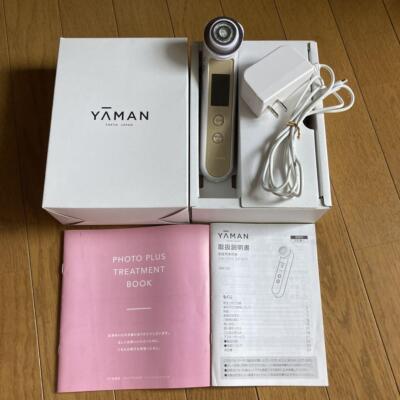 YAMAN 美顔器 ゴールド【HRF-20N】 YA-MAN HRF-20N RF Beaute Photo PLUS EX Facial Massager Gold W/Box