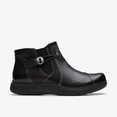 Clarks Women's Certina Joy Black Leather 26179815 | eBay