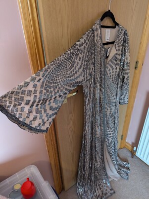 chinese dress ladies Silver Maxi Dress main image 1
