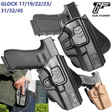 Taktisches Padlle OWB Pistolenholster aus Polymer GLOCK 17/19/22/23/31/32/43/45