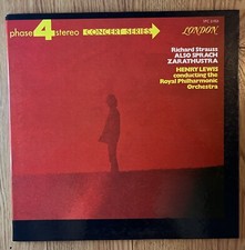 Henry Lewis conducting Richard Strauss ALSO SPRACH ZARATHUSTRA,  1970 Vinyl LP