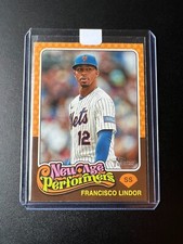 Francisco Lindor 2024 Topps Heritage Baseball #NAP-11 - New York Mets