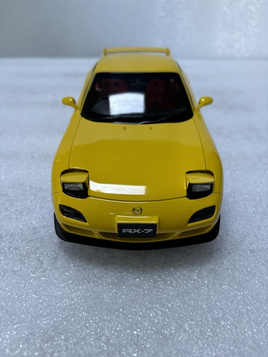 1/18 Polar Master Mazda RX-7 Yellow Diecast full open limited | eBay