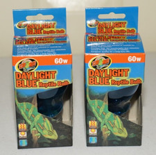 Zoo Med Daylight Blue Reptile Bulb 60w 2 count New Tested