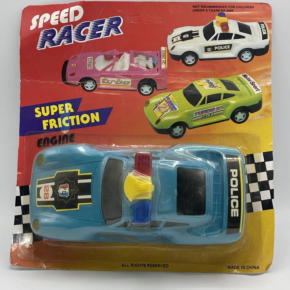 80 年代速度赛车超级摩擦发动机噪音警察保时捷 #28 全新带盒 — 第 2/4 张图片