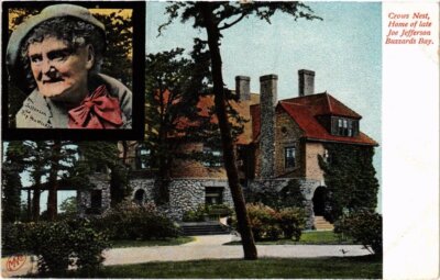 PC USA KRÄHENNEST, HOME OF LATE JOE JEFFERSON, BUZZARDS BAY. (a680)
