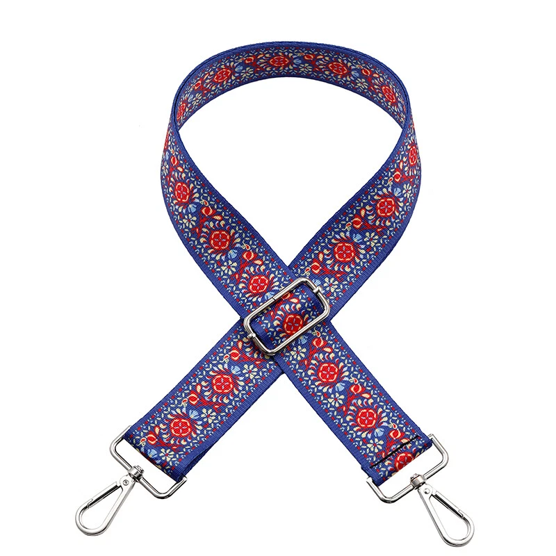 Adjustable Wide Crossbody Bag Strap with Printing Design
