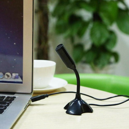 Plastic USB Mini Desktop Speech Microphone Stand For PC Laptop Computer Notebook - Picture 13 of 13