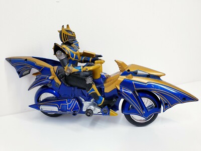 Kamen Rider Knight With Bike Gold Blue Action Figure Vintage 2002 Power Rangers
