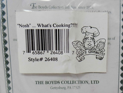 1995 Boyd's FolkWear Collection Pin - "Nosh...What's Cooking?!?!" - NEW - Bild 4 von 4