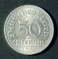 1920 A Germany Weimar 50 Pfennig ***Nice collectable condition***