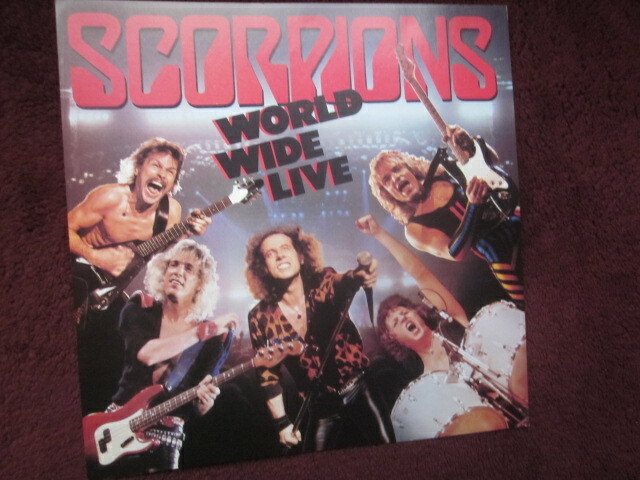 Scorpions 1985 World Wide Live 12x12 Promo Cover Flat Poster Meine Schenker Jabs