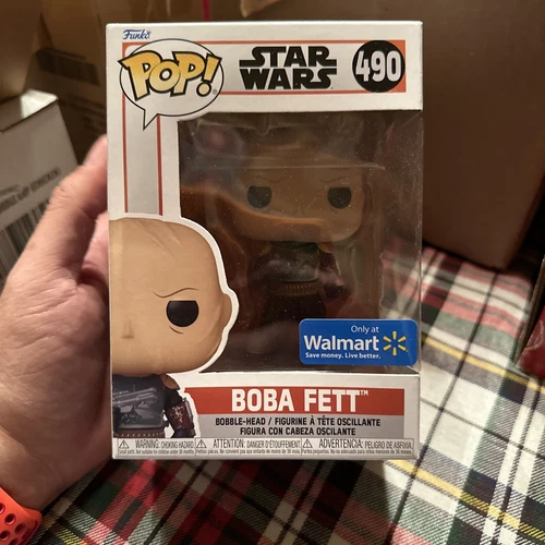 Funko Pop! Star Wars #490 Boba Fett Unmasked Walmart Exclusive