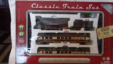 WOWTOYS 20pc Classic Train Set! Battery Operated Lights & Sounds Passenger, BNOS