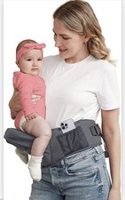 BABYMUST Hip Seat Baby Carrier, Advanced Adjustable Waistband Various Pockets,