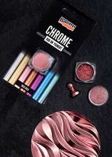 Rose Gold | Chrome Rub-On Pigment | Pentart | Art Pigment