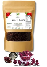 Jamaica Flor – 100% Natural Loose Leaf Hibiscus Tea – 16 oz (1 lb) –Tea Infuser