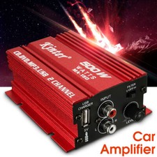 Mini Hi-Fi 500W 2 Channel Stereo Audio Power Amplifier Booster For Car Auto Home