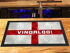 England St George's Vindaloo Flag Bar L&auml;ufer Matte - Komm England Fu&szlig;ball