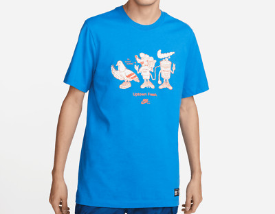 Nike Mens Sportswear NYC Uptown Fresh T-Shirt - Size: XL - FB9028 435 - Blue NWT