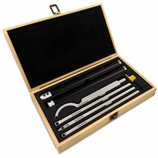 HOLZWURM Drechseleisen Set mit Hartmetall-Schneidplatten