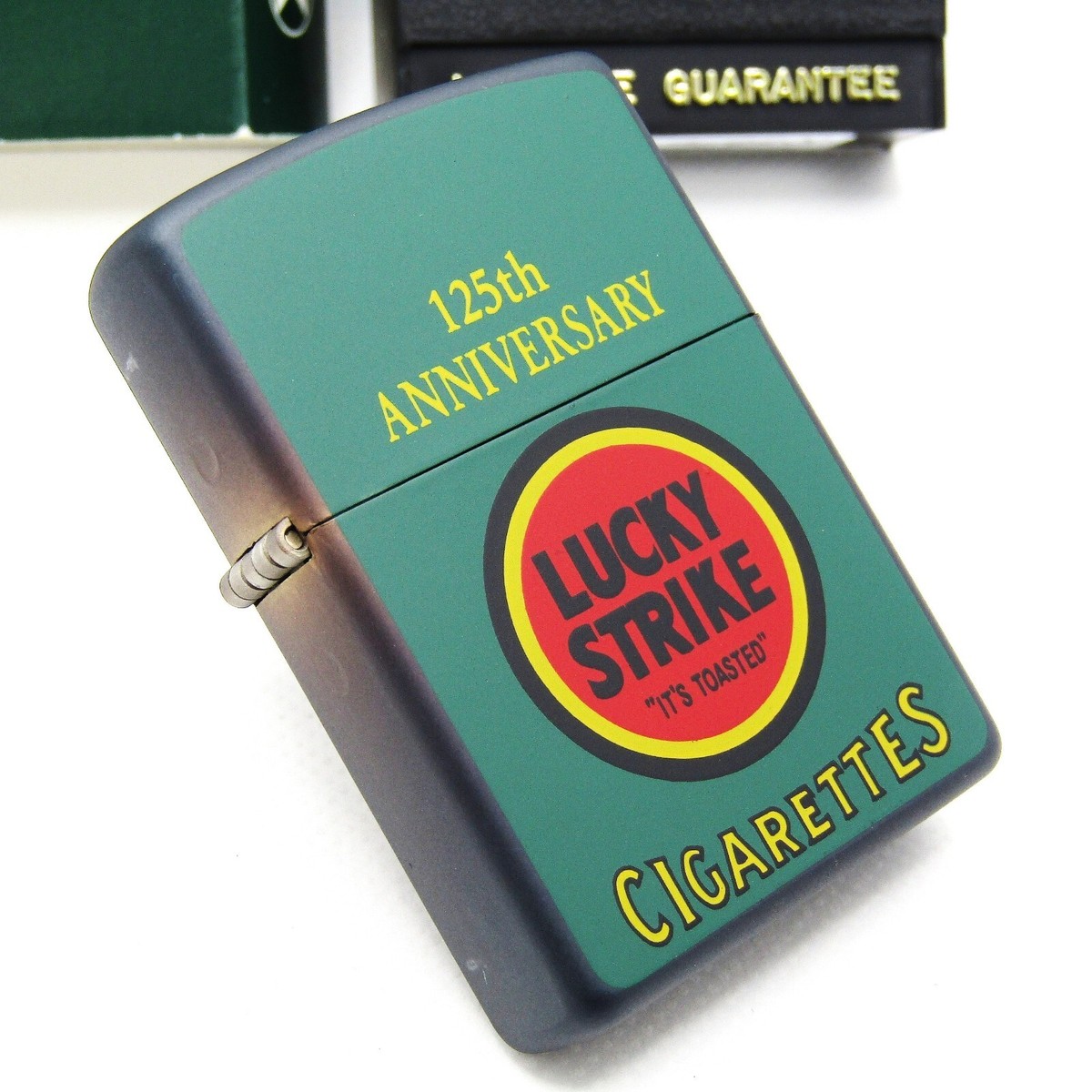 Lucky Strike 125th Anniversary Zippo Oil Lighter 1997 MIB Rare | eBay