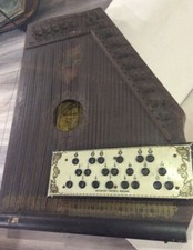 Scarce Special Panama Model Antique 1915 Mandolin Harp- Made by Schmidts Chicago