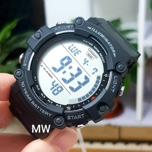 Casio AE1500 ae-1500wh-1a 10 years battery men's digital rubber big size  watch | eBay
