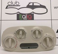 Fiat 500 Heater Control Panel in Ivory (with a/c) (2008-2015)