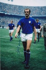 Football - Sandro Mazzola - Hand Signed 12x8 Inch Photograph - Italy - COA