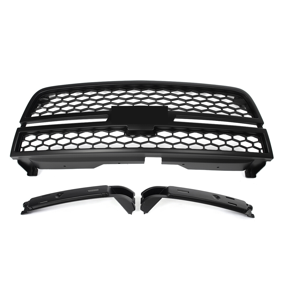 Matte Black SS Style Front Grille For Chevy Silverado 1500/2500/3500 (2003-2007) - Direct Replacement, ABS Plastic