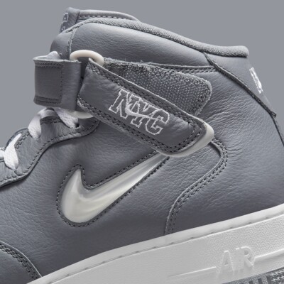 Nike Air Force 1 Mid QS Jewel NYC Cool Grey White DH5622-001 Size