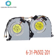 Laptop GPU Cooling Fan Clevo P650RG P650SA P651SE P651SG P650SE 6-31-P6502-201