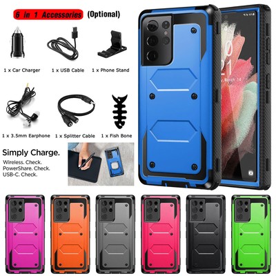 For Samsung Galaxy S21+/S21 FE/S21 Ultra Phone Case Hybrid Cover  Accessories