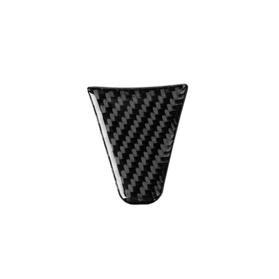 1PC Car Carbon Fiber Steering Wheel Sticker Trim Fit For Honda JAZZ 14-16 B Type
