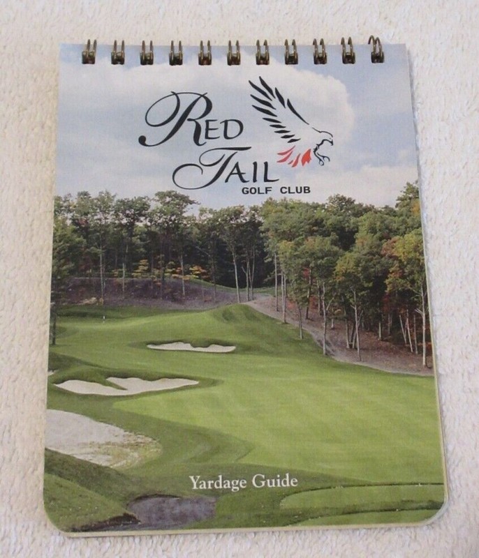 Red Tail Golf Club, Yardage Guide Book, Massachusetts, Excellent 