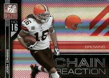 2010 Donruss Elite - Chain Reaction Josh Cribbs #2 Red 35/49
