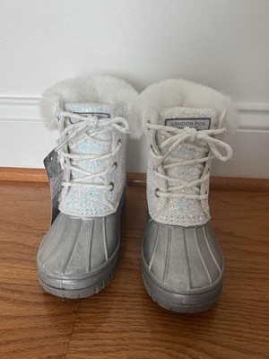 London Fall Collection Winter Boot Girls Size 12 Faux Fur