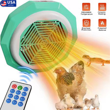 Chicken Coop Heater Timing Chicken Heat Lamp Digital Display with Remote Control