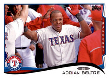 Adrian Beltre 2014 Topps Series 1 Card #161
