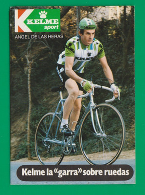 CYCLING cycling card ANGEL DE LAS HERAS team KELME