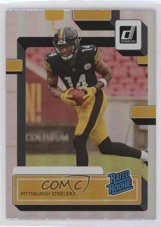 2022 Panini Donruss Rated Rookie No Name George Pickens #323 Rookie RC 0nr3