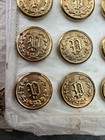 Antique English Brass Police Buttons-Lot Of 40 — photo 2