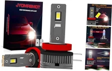 H11B LED Bulbs Fog Lamp,32000LM 100W Pure White 6000K, 600% Super Brighter and 