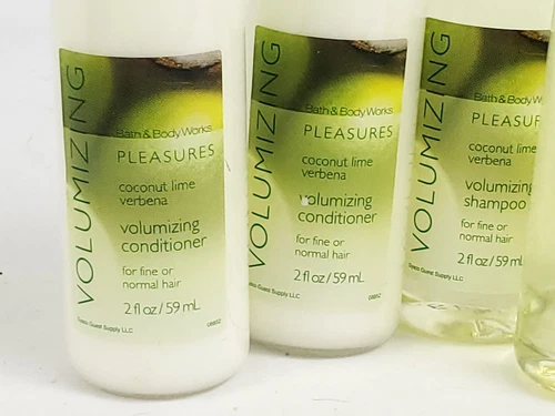 Bath & Body Works Pleasures Coconut Lime Verbena Volumizing Shampoo Conditioner - Picture 3 of 3