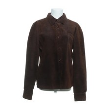 Stefanel, Lederjacke, Damen, Größe: L, Braun, Polyester/Leder, Einfarbig #xQv